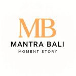 Logo resmi MantraBali dengan desain yang merepresentasikan semangat budaya dan keindahan Bali.