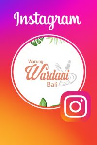 Instagram Warung Wardani Bali menampilkan hidangan khas Bali yang menggugah selera dan suasana warung yang hangat.
