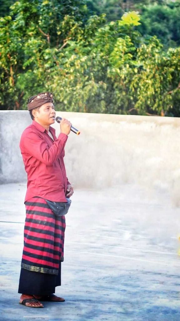 I Nyoman Widnyana berbicara tentang pembangunan desa yang berfokus pada ekonomi dan pemberdayaan masyarakat.