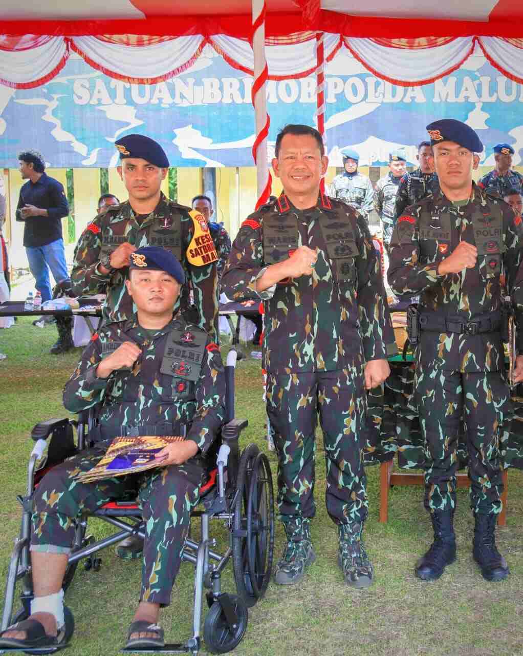 Irjen Pol Drs. Waris Agono M.Si menekankan Pasukan Pelopor yang kuat fisik dan berjiwa pengabdian.