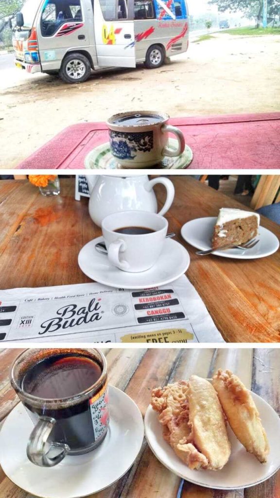 Secangkir kopi tersaji di atas meja kayu dengan latar suasana hangat dan tenang, menggambarkan momen kebersamaan yang sederhana.