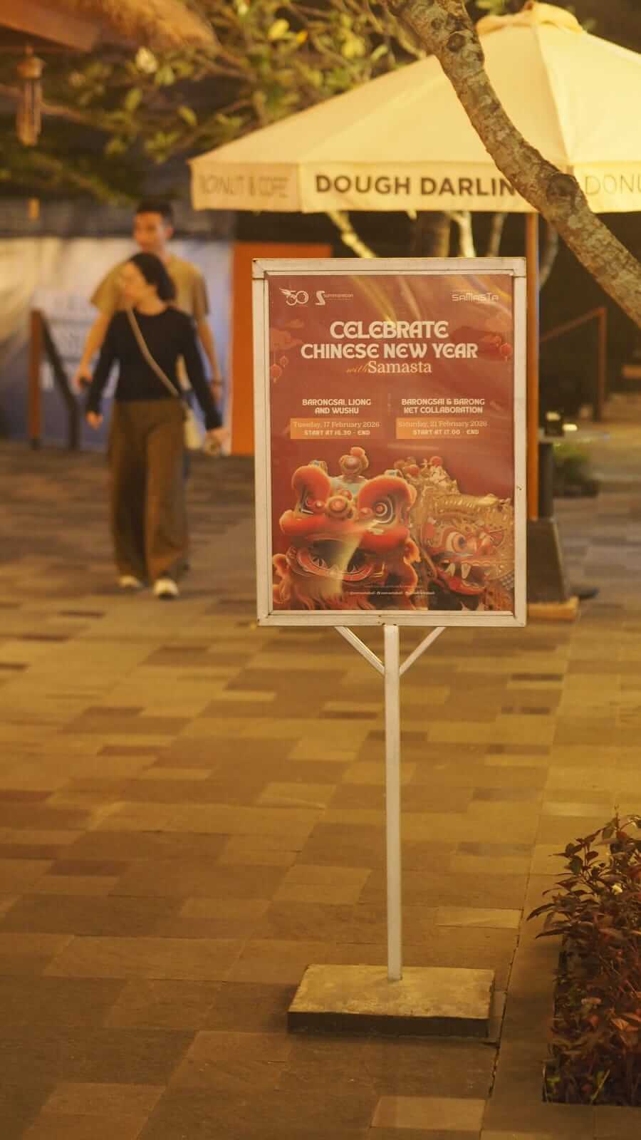 Pertunjukan budaya Barongsai, Liong, Wushu, dan Barong Ket di Samasta Lifestyle Village.