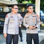 AKP Aldo Paka mendampingi Kapolda Maluku Utara dalam kegiatan kedinasan.