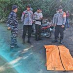 Lokasi penemuan jasad tanpa identitas di Pantai Hutan Penginuman, Jembrana.
