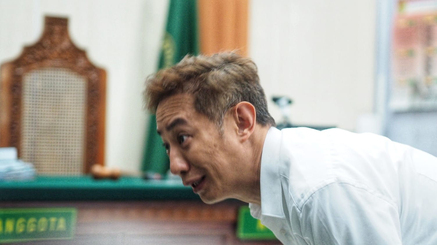 Suasana persidangan di Pengadilan Tinggi Denpasar.