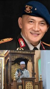 Sosok dalam suasana formal sebagai simbol pengabdian dan kontribusi