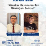 I Wayan Aksara dan Ketut Gede Dharma Putra menjadi narasumber dialog interaktif di RRI Pro 1 Denpasar 105,2 FM.