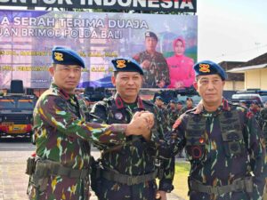 Serah terima kepemimpinan Dansat Brimob Polda Bali