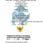 Dokumen Persetujuan Bangunan Gedung (PBG) dan Sertifikat Laik Fungsi (SLF)
