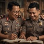 Ilustrasi hubungan orang tua dan anak yang menggambarkan keteladanan dalam keluarga