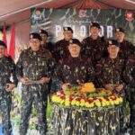 Acara syukuran HUT ke-67 Pasukan Pelopor di Mako Batalyon B Pelopor.