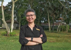 Ana Dewi dalam perjalanan karier di dunia hospitality.