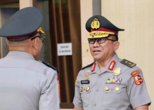 Stephen M. Napiun resmi menyandang pangkat Inspektur Jenderal Polisi (Irjen Pol.) di lingkungan Lemdiklat Polri.