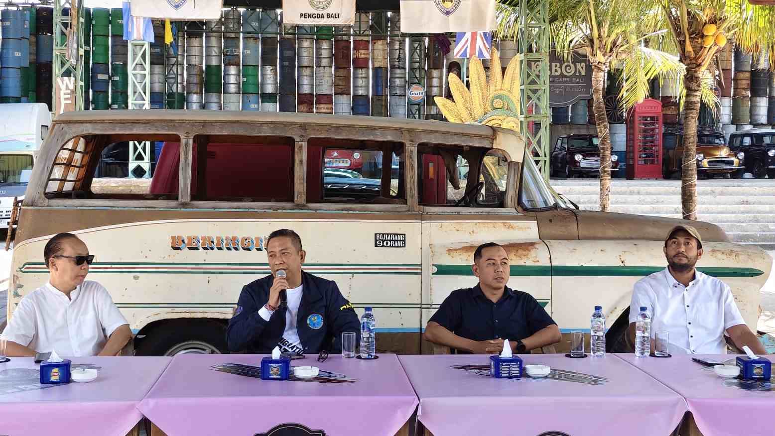 Suasana Presscon Bersinar Run Rave 2026 di Kebon Vintage, Biaung, Denpasar Timur, Bali.