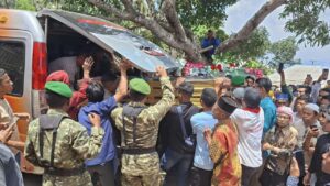 Prosesi penghormatan terakhir untuk prajurit Tentara Nasional Indonesia yang telah gugur atau menuntaskan masa pengabdiannya.